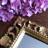 Gilded baroque mirror