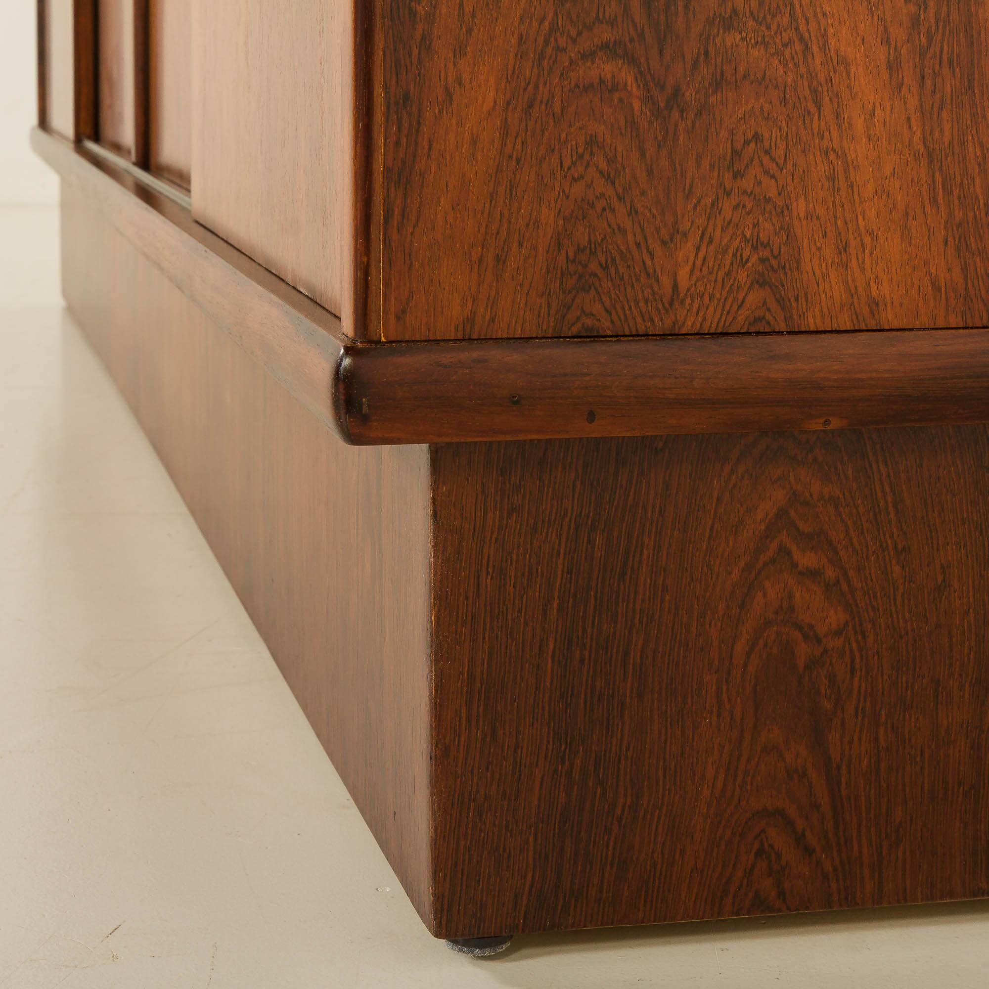 Very rare Danish rosewood cabinet by Omann Jun, 1960s.