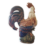 Large XXL cracked ceramic rooster 62 cm.