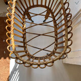Rattan cradle for dolls