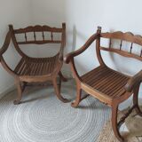Paire de fauteuil Dagobert