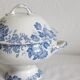 Ironstone tureen, "Snowball" pattern, Saint Amand et Hamage