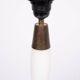 Kastrup Opaline Glass Table lamps Design by Jacob Bang 1960s Denmark