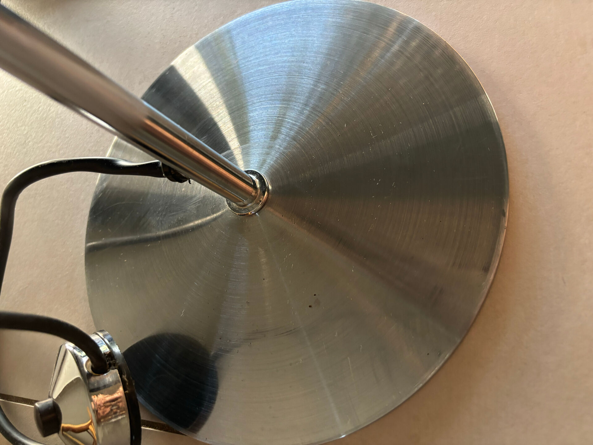 Bauhaus vintage two-light floor lamp
