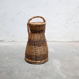 Vintage wicker and rattan basket