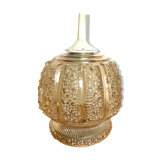 Vintage amber glass hanging