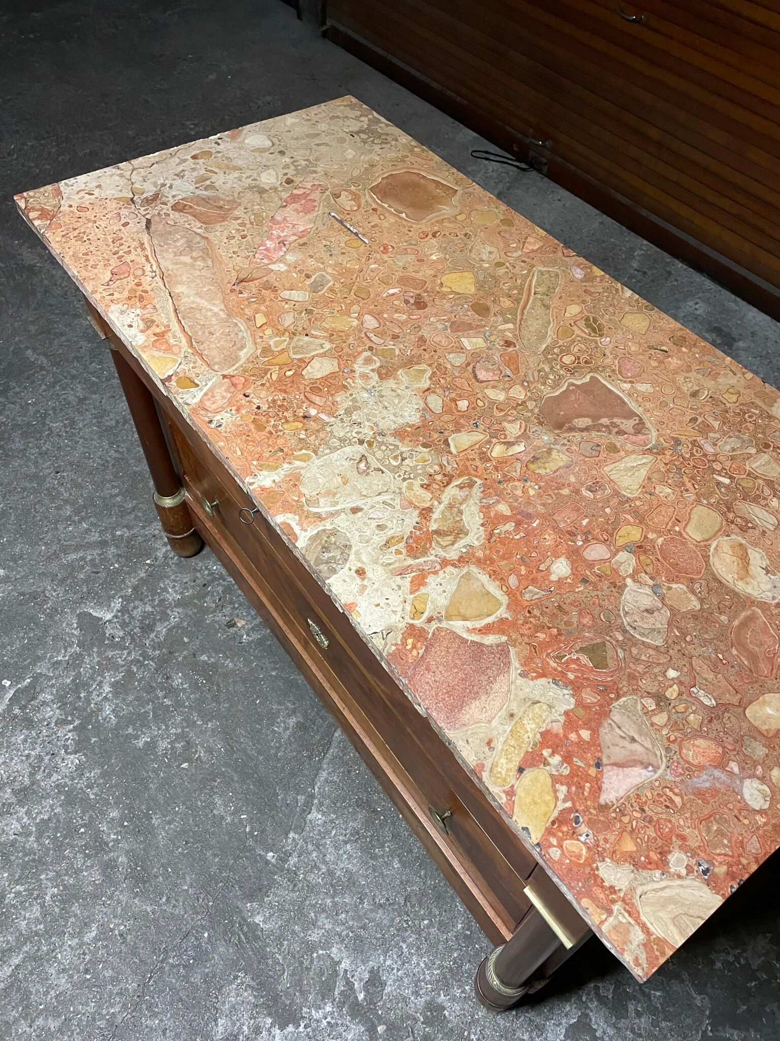 Commode empire mahogany blond