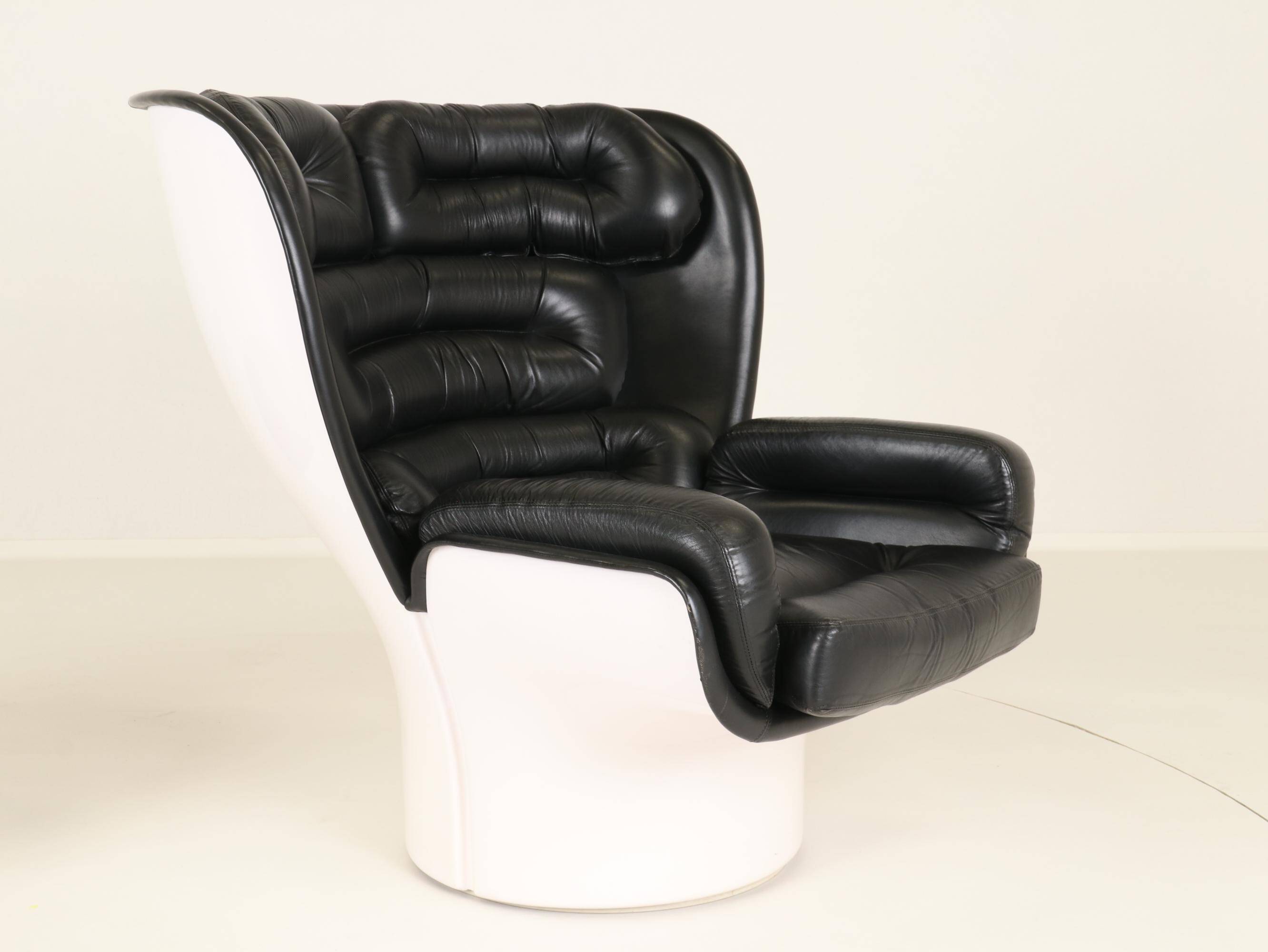 Elda Chair and Ottoman by Joe Colombo for Comfort, Italy, 1970s