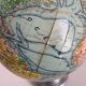 Vintage 1950 terrestrial globe Girard Barrère Forest - 29 cm