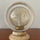 Art Deco lamp in marble and glass