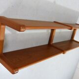 Dyrlund double teak wall shelf Denmark 1960’s