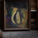Nature morte au poisson André Vayrette