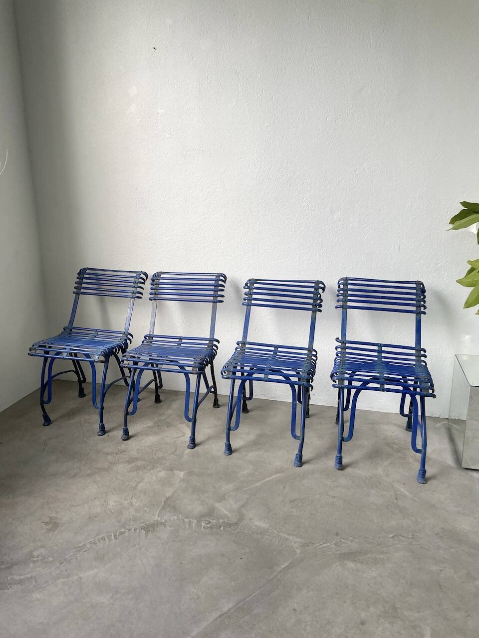 Series of 4 Arras chairs 1900