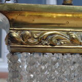 Art deco chandelier with tassels