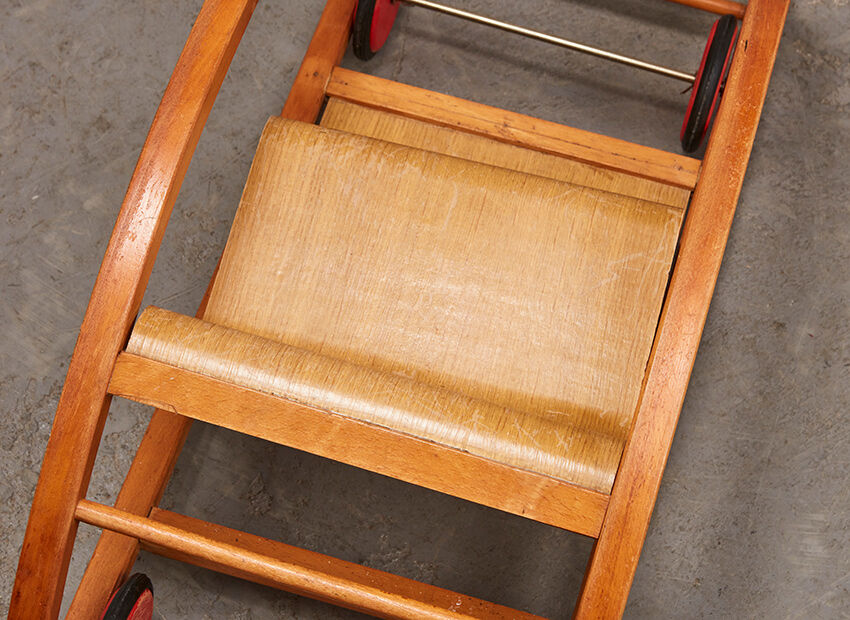 Hans Brockhage Kids Car / Rocking Chair for Siegfried Lenz 1950s