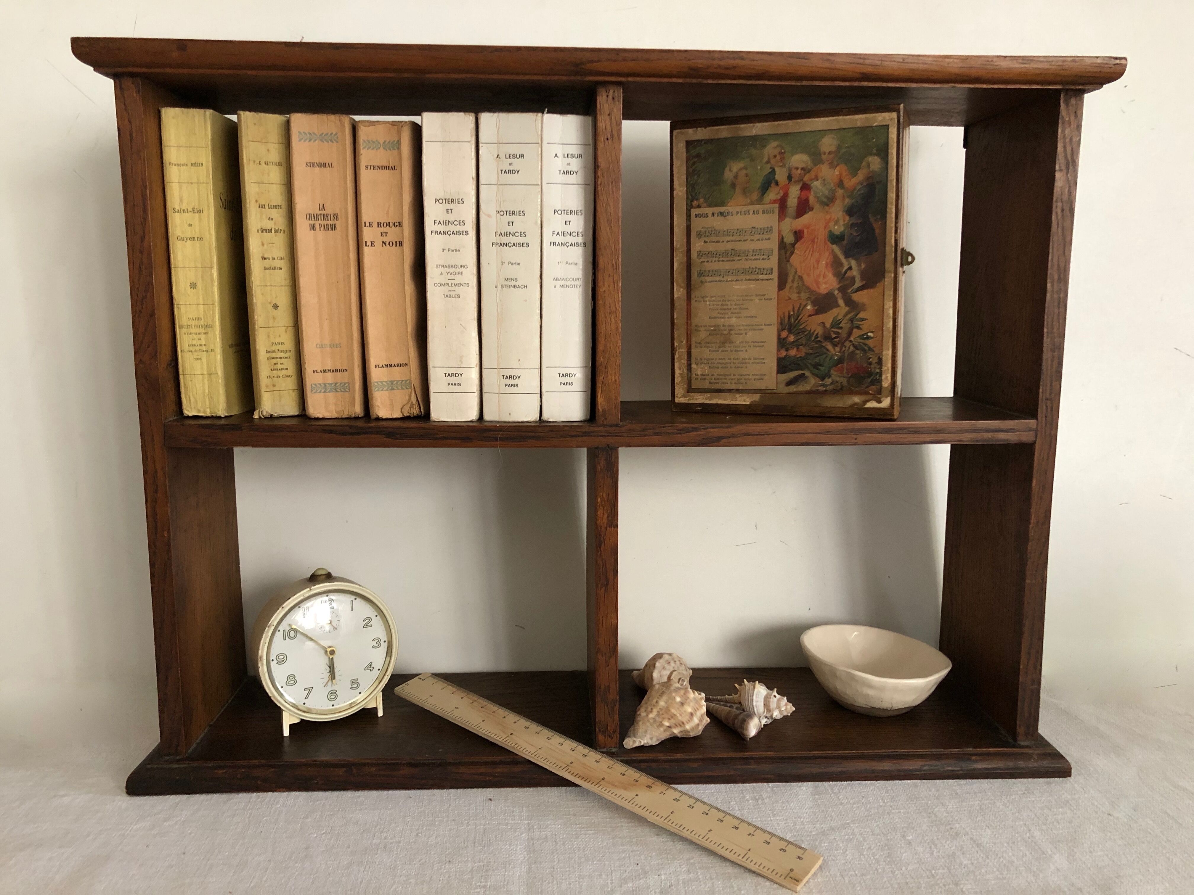 Old shelf, storage and decoration