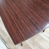 Table Mid Century en stratifié palissandre