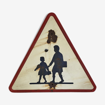 Vintage 1952 road sign