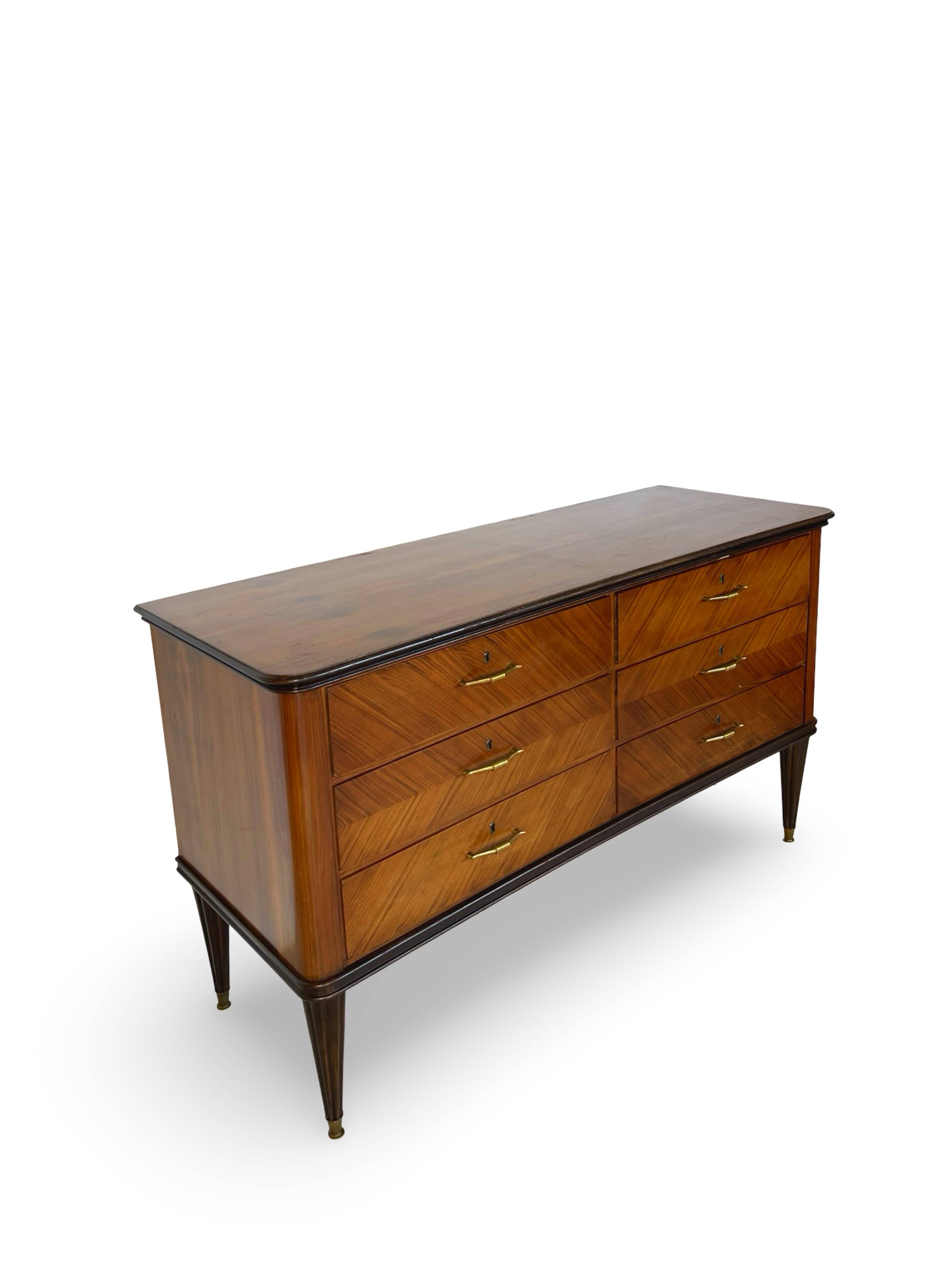 An Italian chest of drawers from the mid-20th century.