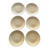 Set of 6 fish plates