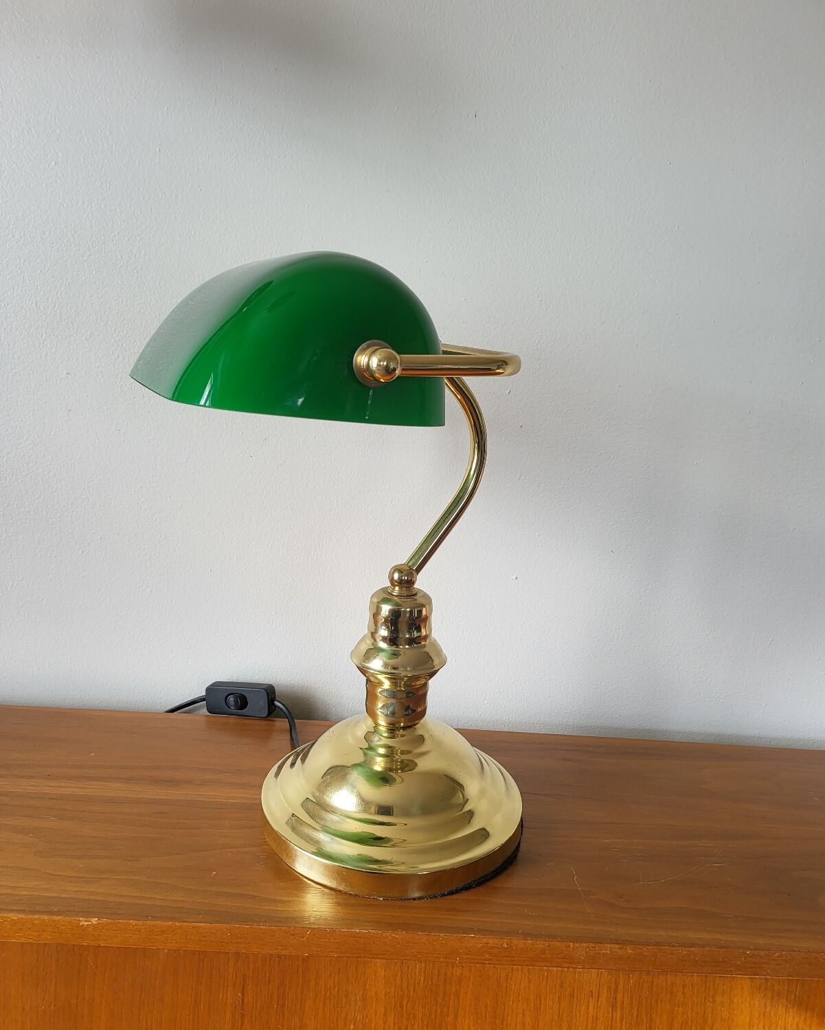 Banker's lamp, vintage desk lamp