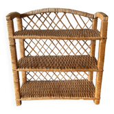 Vintage wicker shelf to put or hang
