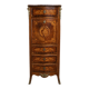 Lady's secretary marked in Louis XV style – Floral decoration –