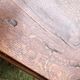 Carved wooden chest and stamped a. dubois