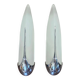 Art Deco wall sconces 'Ears' by IdeArte 1980s