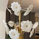 Murano glass flower chandelier, 1970s