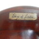 Table d'appoint ronde en acajou vintage