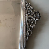 Small silver-plated letter tray