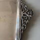 Small silver-plated letter tray