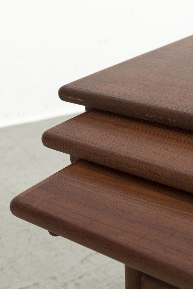 Tables gigognes par Kai Kristiansen, ensemble de 3