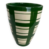 Checked vase