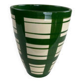 Checked vase