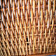 Rattan bench chest