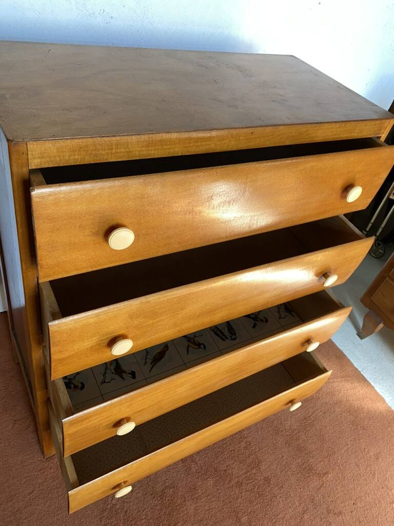 commode vintage 4 tiroirs
