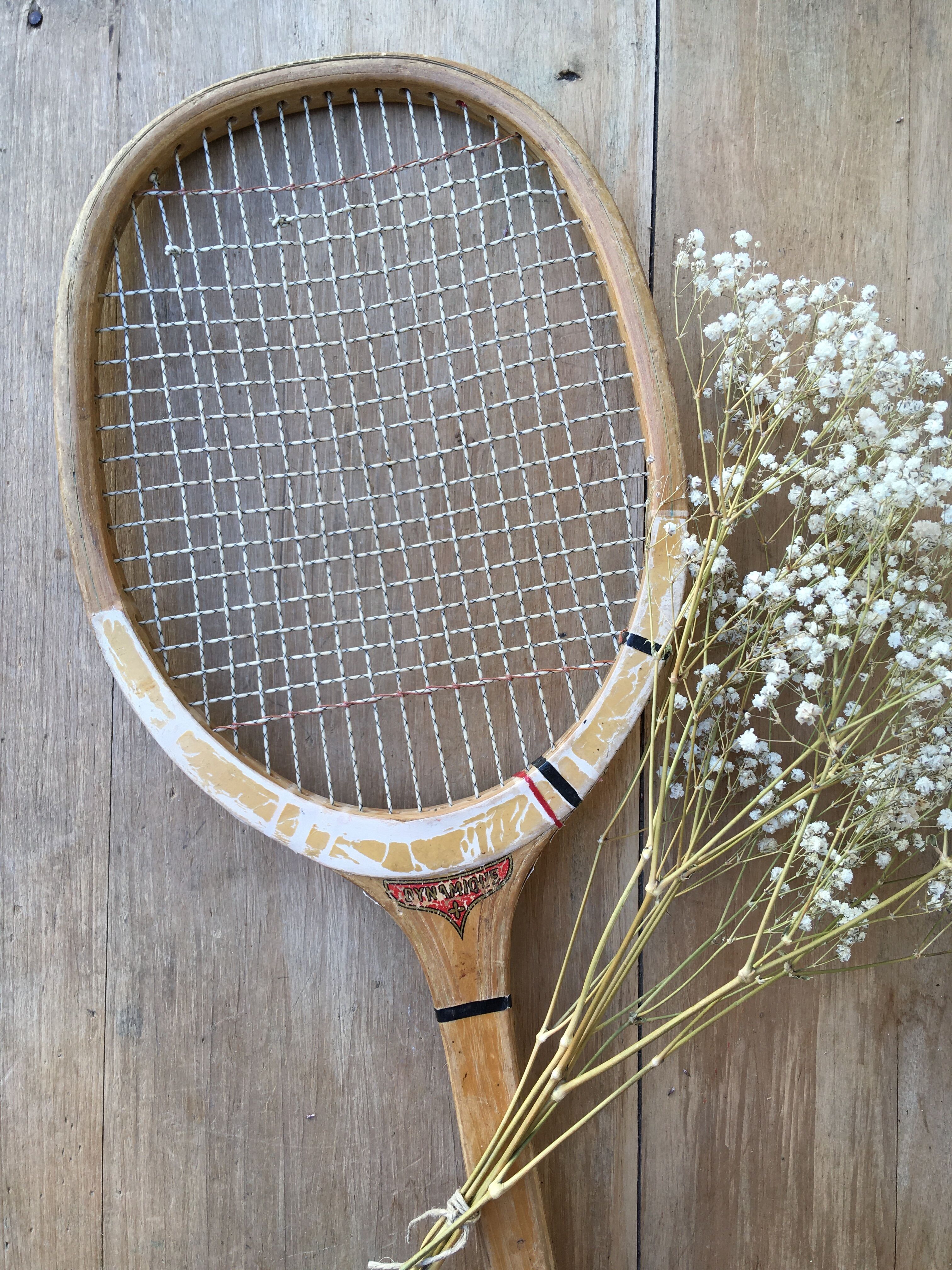 Raquette de tennis vintage "Dynamique"