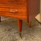 Commode vintage teck vernis 1970
