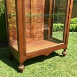 Mahogany showcase Louis XVI style