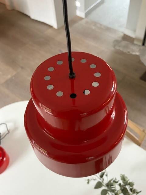 2 suspensions "Poker" de Jo Hammerborg- Danemark années 70