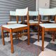 Set de 10 chaises Baumann couleur vert d’eau