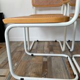 Serie Of 4 Chairs Marcel Breuer Cesca B32