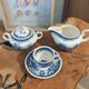 Villeroy & Boch "Burgenland" blue service trio – Vintage