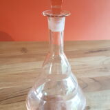Carafe verre rose ancienne