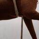 Rocking horse made of wood, fabric and natural horsehair, 1940-1950