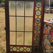 Old stained glass window