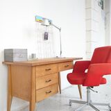 Red office armchair