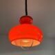 Opaline pendant light up and down from the 70s